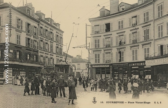 Carte postale de Courbevoie