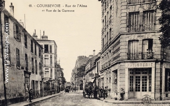 Carte postale de Courbevoie