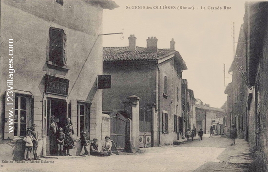 Carte postale de Saint-Genis-les-Ollières