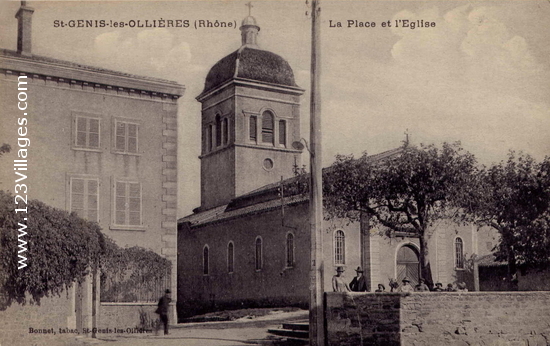 Carte postale de Saint-Genis-les-Ollières