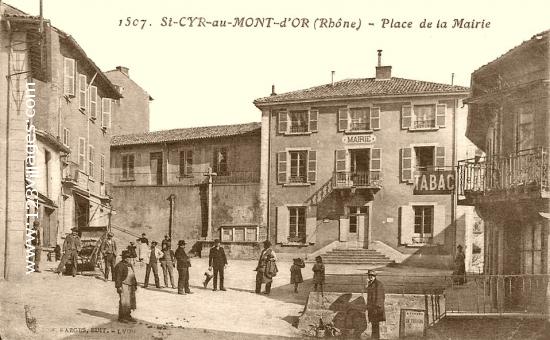 Carte postale de Saint-Cyr-au-Mont-d Or