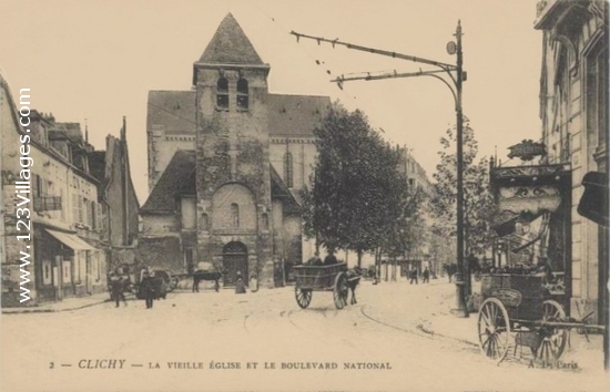 Carte postale de Clichy