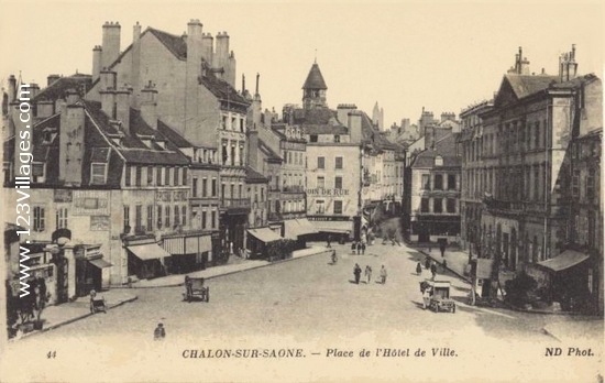 Carte postale de Chalon-sur-Saône