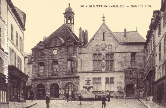 Carte postale de Mantes-la-Jolie