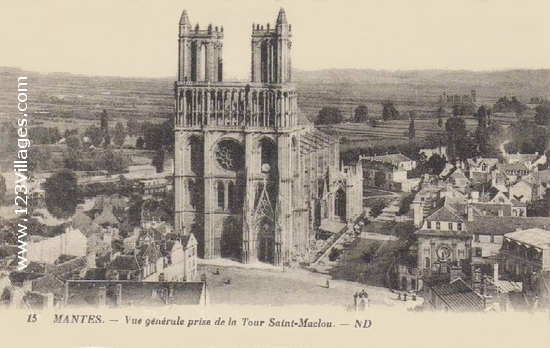 Carte postale de Mantes-la-Jolie