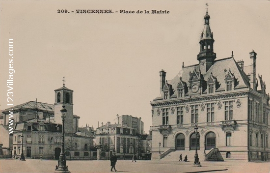 Carte postale de Vincennes