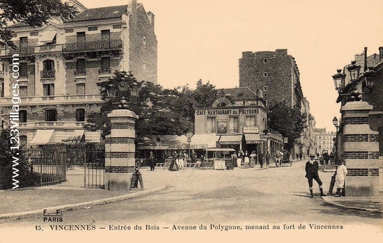 Carte postale de Vincennes