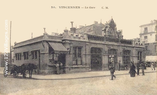 Carte postale de Vincennes