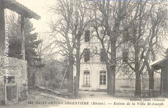 Carte postale de Saint-Genis-l Argentière