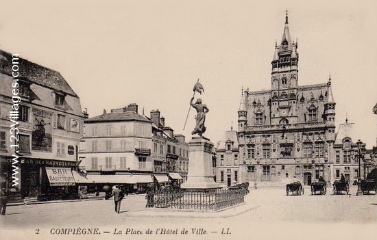 Carte postale de Compiègne