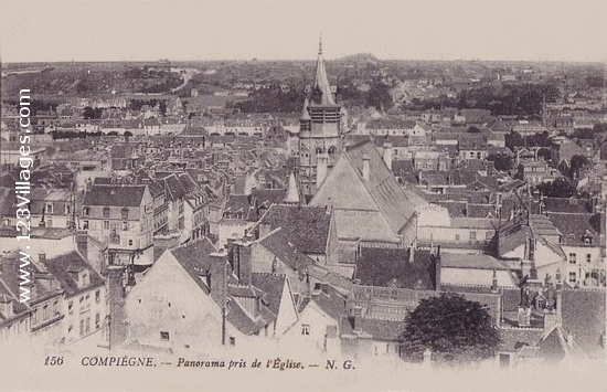 Carte postale de Compiègne