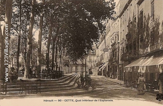 Carte postale de Sète