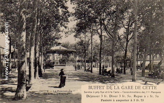 Carte postale de Sète