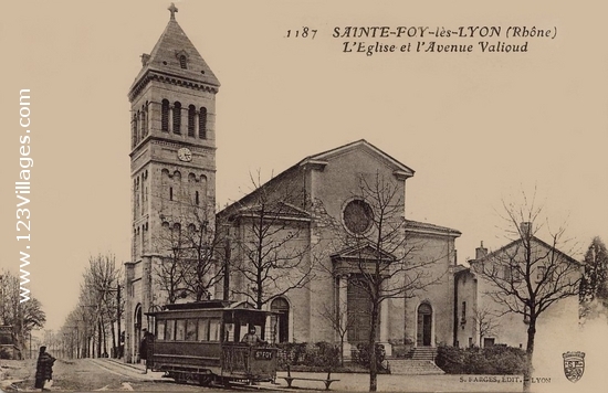 Carte postale de Sainte-Foy-lès-Lyon