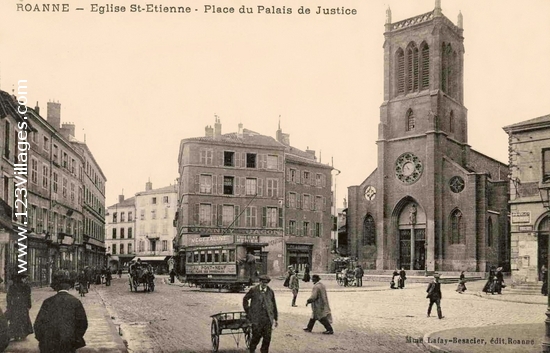 Carte postale de Roanne