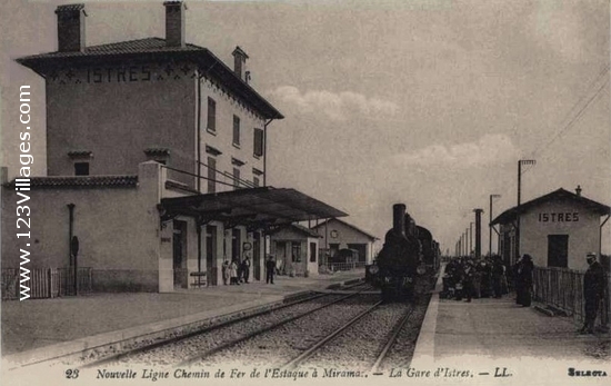 Carte postale de Istres