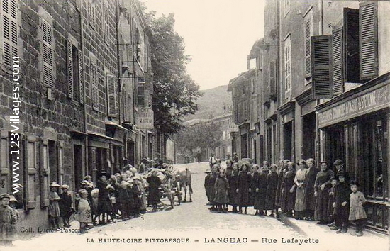 Carte postale de Langeac