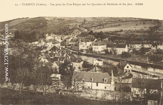 Carte postale de Clamecy