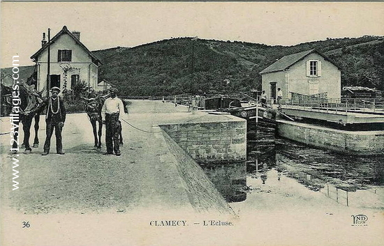 Carte postale de Clamecy