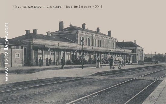 Carte postale de Clamecy