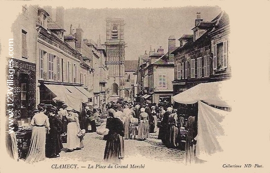 Carte postale de Clamecy