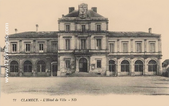 Carte postale de Clamecy