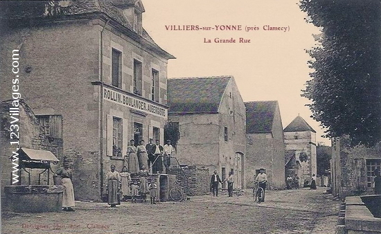 Carte postale de Villiers-sur-Yonne