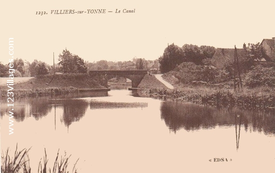 Carte postale de Villiers-sur-Yonne