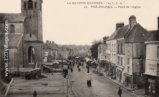 Carte postale de Pré-en-Pail