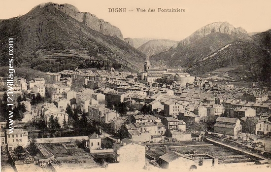 Carte postale de Digne-les-Bains