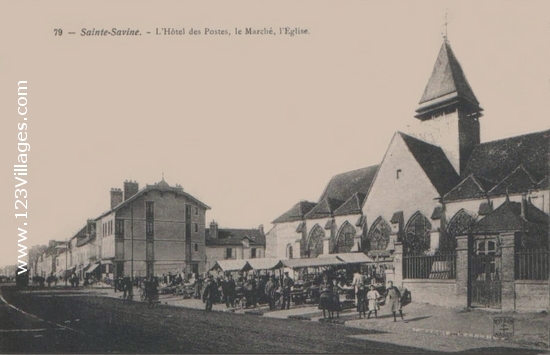 Carte postale de Sainte-Savine