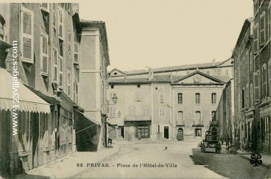 Carte postale de Privas