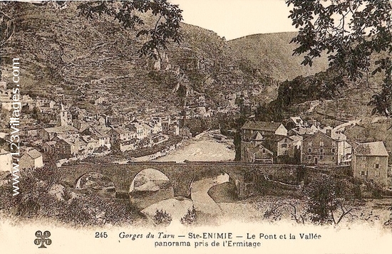 Carte postale de Sainte-Enimie