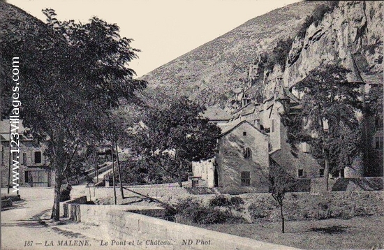 Carte postale de La Malène