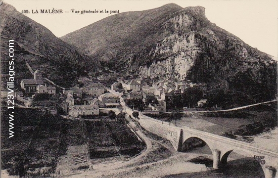 Carte postale de La Malène