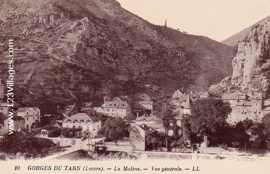 Carte postale de La Malène