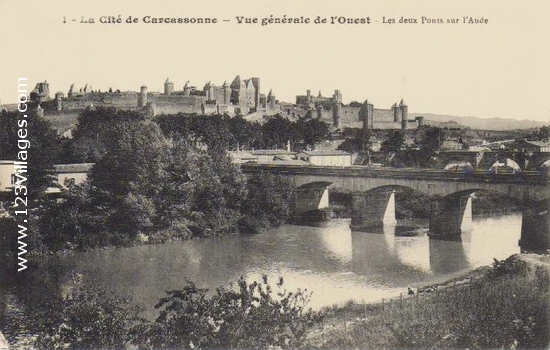 Carte postale de Carcassonne