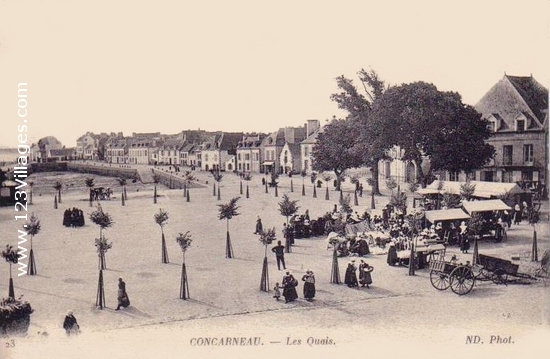 Carte postale de Concarneau