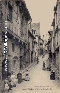 Carte postale de Vitré