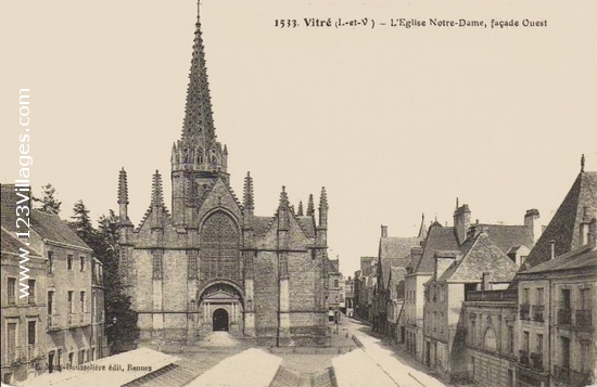 Carte postale de Vitré