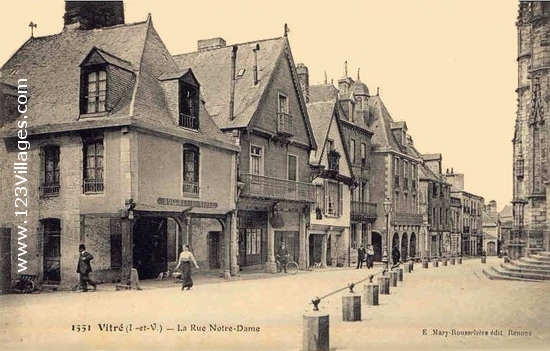 Carte postale de Vitré