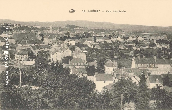 Carte postale de Guéret