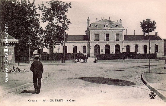 Carte postale de Guéret