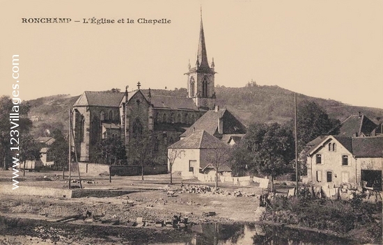 Carte postale de Ronchamp