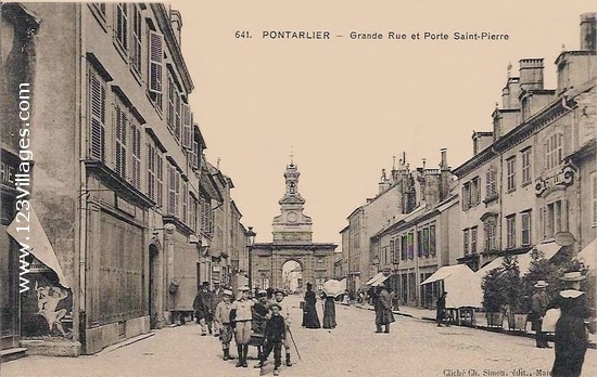 Carte postale de Pontarlier