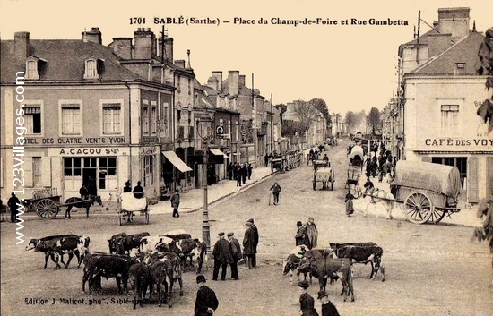 Carte postale de Sablé-sur-Sarthe