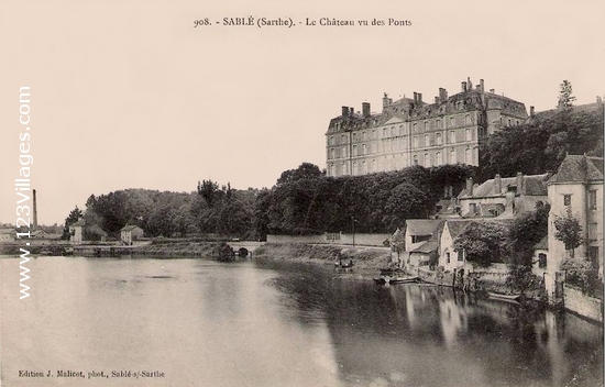 Carte postale de Sablé-sur-Sarthe