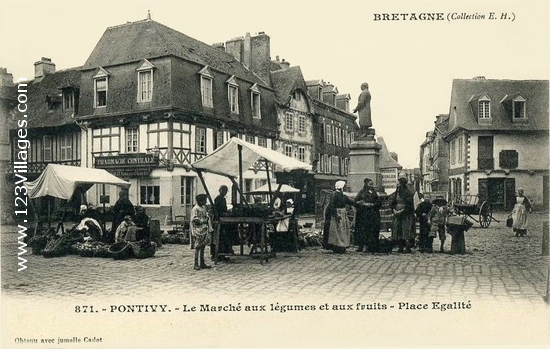 Carte postale de Pontivy