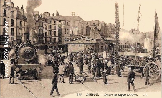 Carte postale de Dieppe