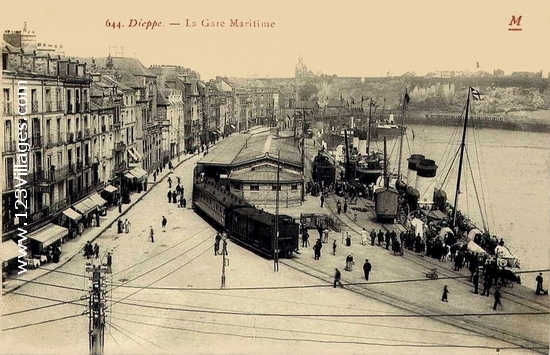 Carte postale de Dieppe